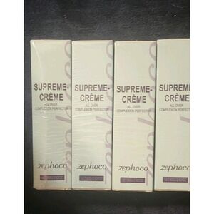 4 Zephoco SUPREME CRÉME Natural  Med Color 2.82Oz Complexion Perfector Lot Of 4